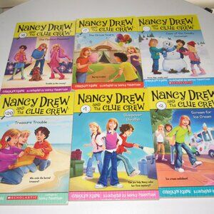 Carolyn Keene NANCY DREW and the CLUE CREW Set 6 Chapter books~RL 2nd Grade